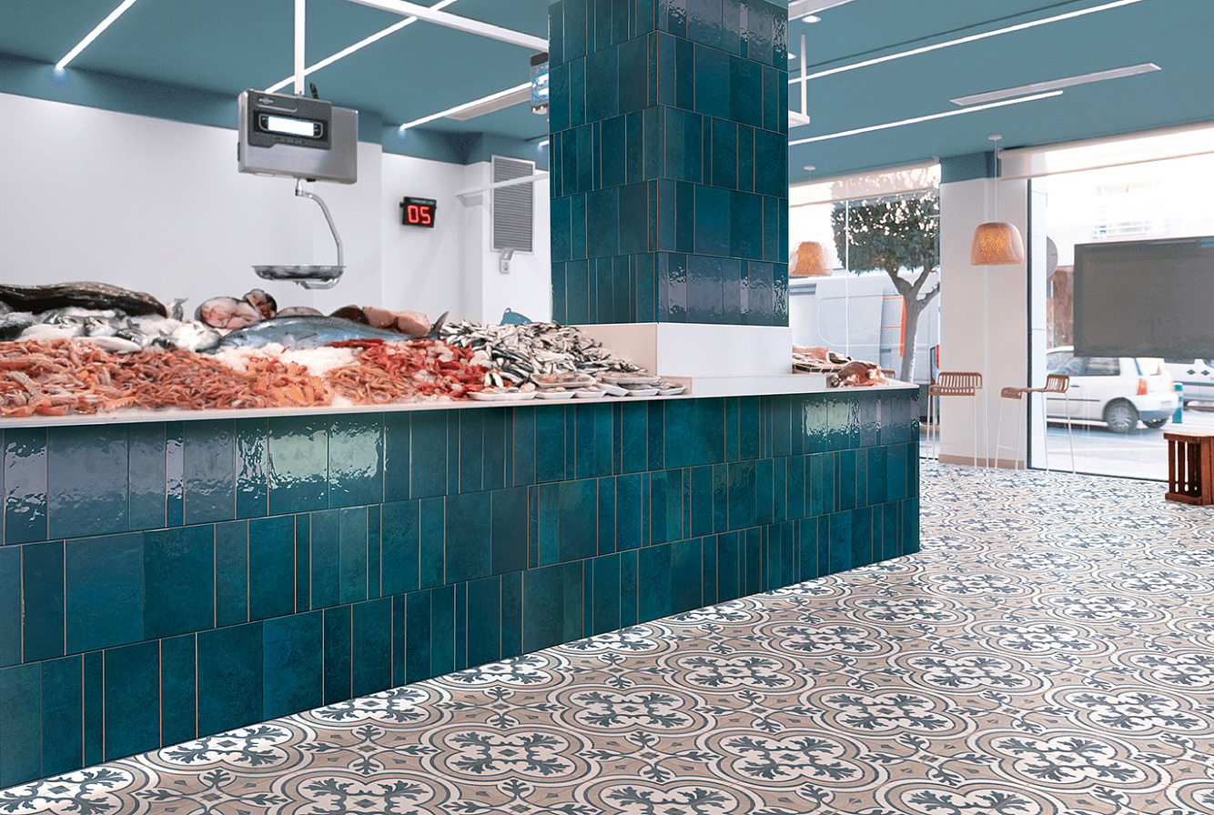 KIAN BLUE 30X60 / CARMEN BLUE 45X45